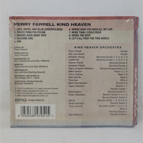 Perry Farrell Kind Heaven CD 2019 Signed Insert Autographed Janes Addiction - Picture 4 of 4